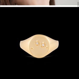 Mejuri Aries Zodiak ring size 7